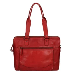 Schoudertassen|Handtassen>Bear Design Cow Lavato Laptopschoudertas rood