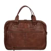 Herentassen|15.6 Inch Laptoptassen>Bear Design Cow Lavato Laptoptas bruin