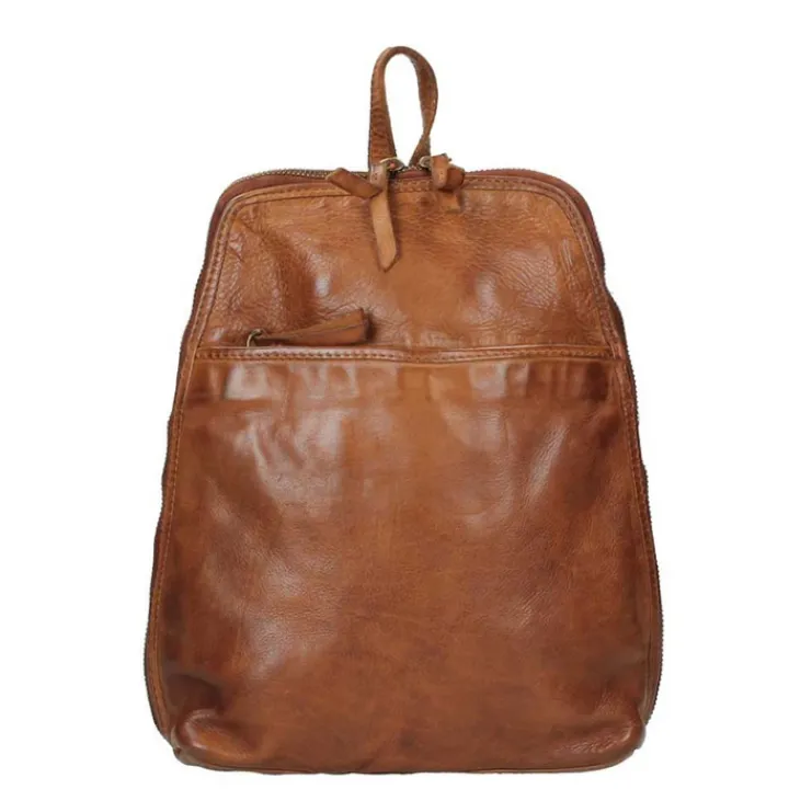 Daypack|Dames Rugzakken>Bear Design Cow Lavato Rugzak cognac