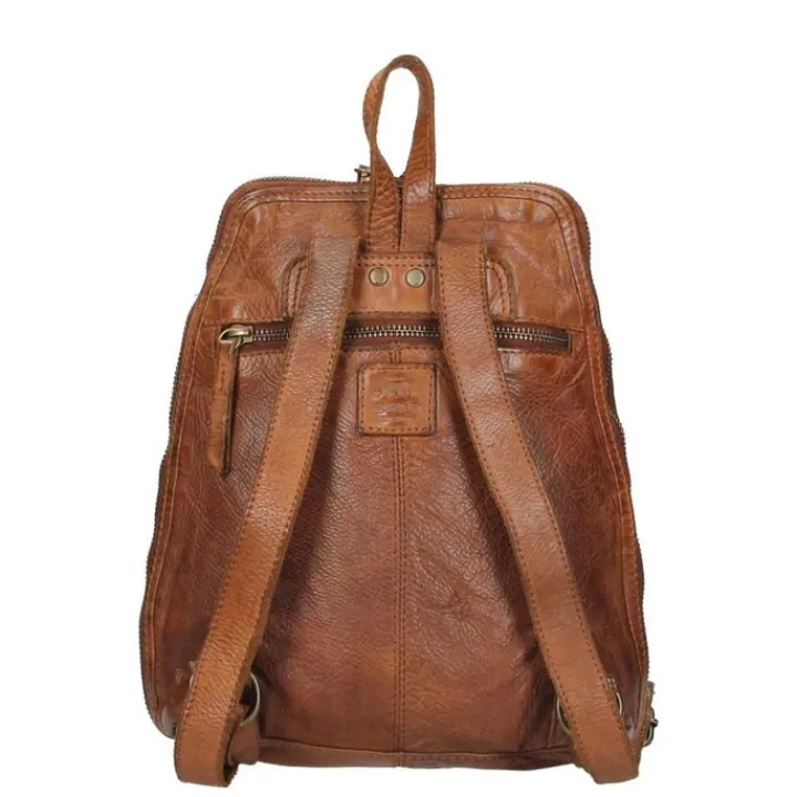 Daypack|Dames Rugzakken>Bear Design Cow Lavato Rugzak cognac