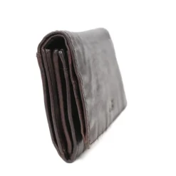 Rfid Portemonnees|Kleine Portemonnees>Bear Design Cow Lavato Wallet brown