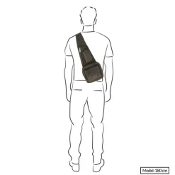 Crossbody|Herentassen>Bear Design Dark Nature Dagmar Crossover brown