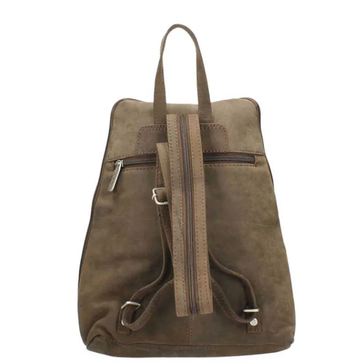 Daypack|Dames Rugzakken>Bear Design Dark Nature Rugzakje brown