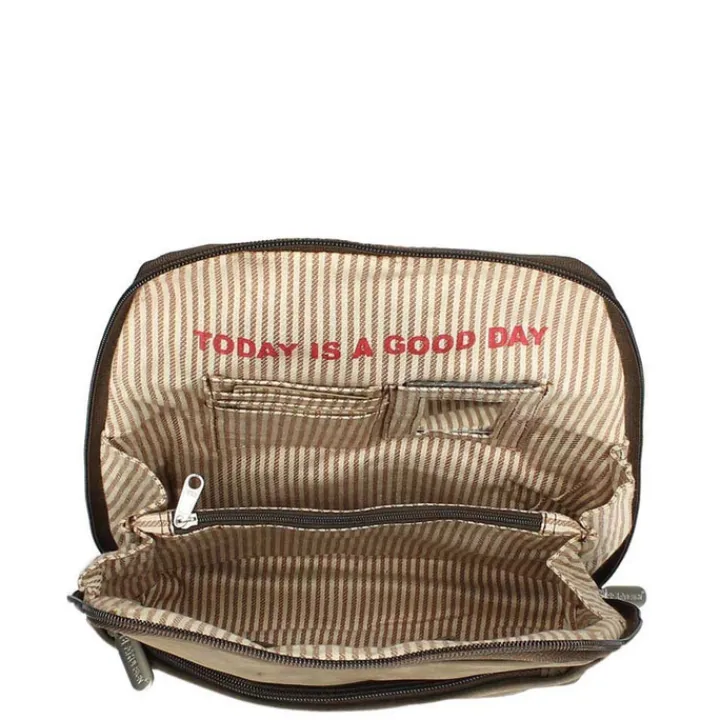 Daypack|Dames Rugzakken>Bear Design Dark Nature Rugzakje brown
