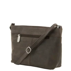 Schoudertassen|Crossbody>Bear Design Dark Nature Schoudertas Multi Rits brown