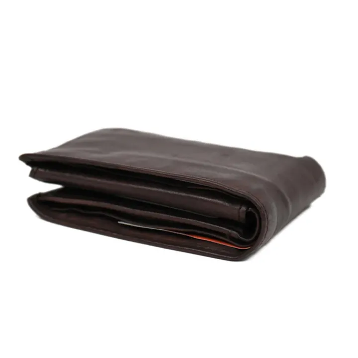 Rfid Portemonnees|Leren Portemonnees>Bear Design Joep Billfold brown