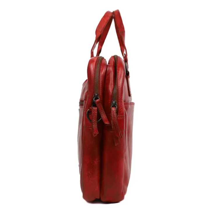 15.6 Inch Laptoptassen|Laptop Schoudertassen>Bear Design Leandro Laptopbag red