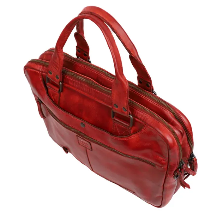 15.6 Inch Laptoptassen|Laptop Schoudertassen>Bear Design Leandro Laptopbag red