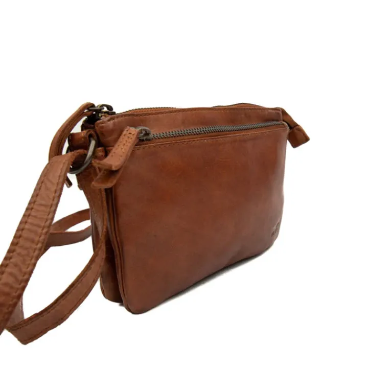 Schoudertassen|Herentassen>Bear Design Maithe Shoulderbag cognac