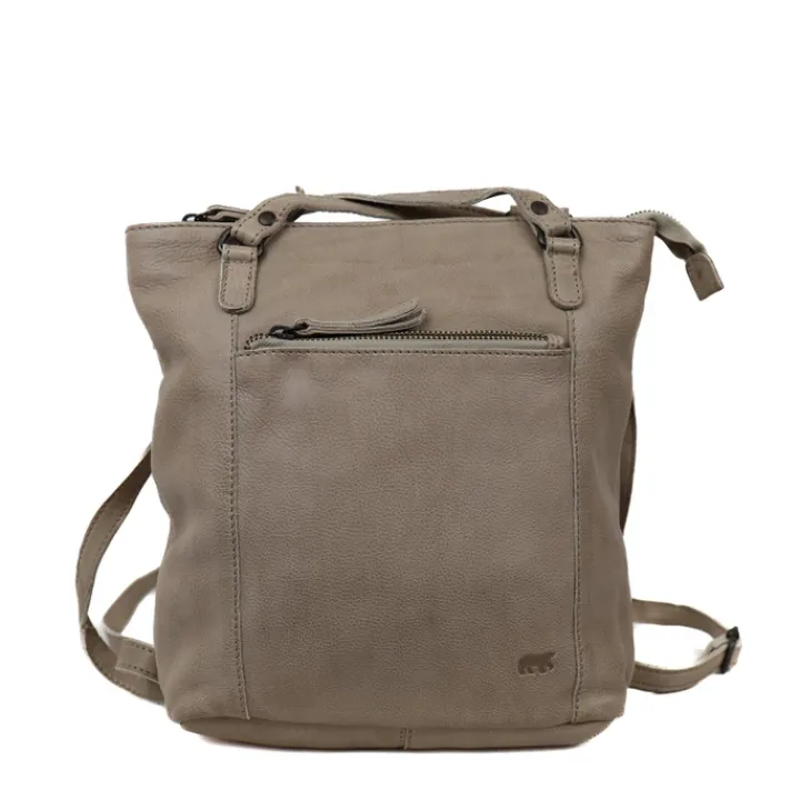 Schoudertassen|Damestassen>Bear Design Sandy Shoulder / Backpack silver mink