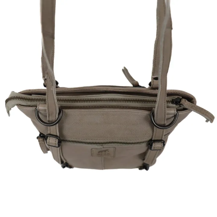 Schoudertassen|Damestassen>Bear Design Sandy Shoulder / Backpack silver mink