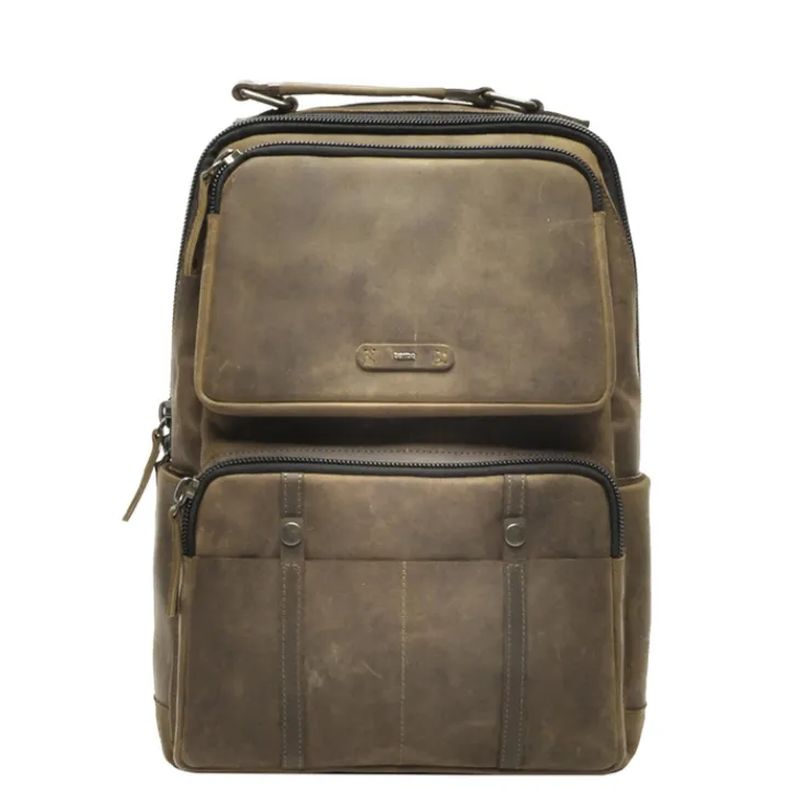 Kleine Rugzakken|15.6 Inch Laptoptassen>Berba Barbarossa Backpack 15.6" military