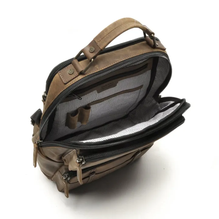 Kleine Rugzakken|15.6 Inch Laptoptassen>Berba Barbarossa Backpack 15.6" military
