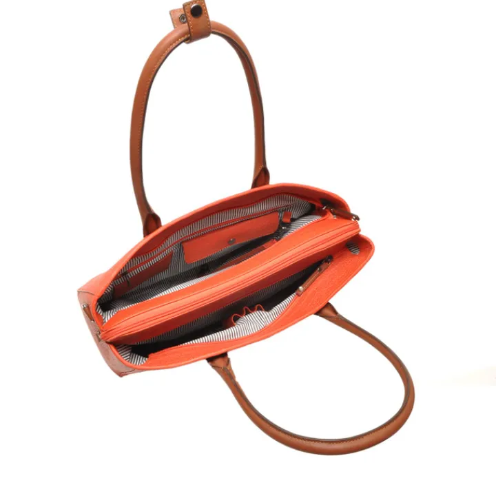 15.6 Inch Laptoptassen|Laptop Schoudertassen>Berba Chamonix Business Bag 15.6" mandarin