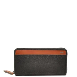 Grote Portemonnees|Leren Portemonnees>Berba Chamonix Large Wallet black