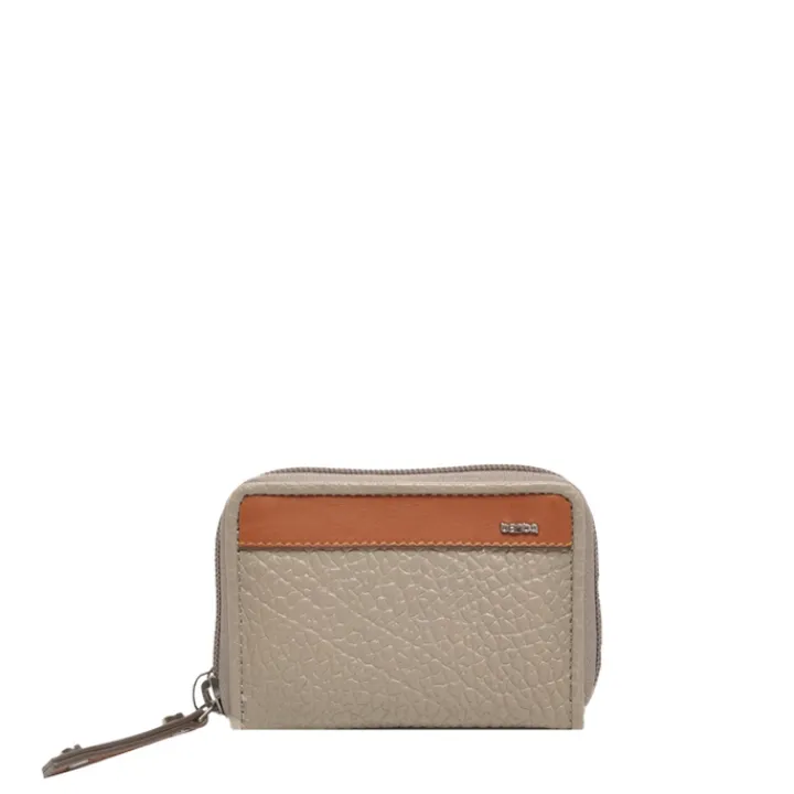 Kleine Portemonnees|Leren Portemonnees>Berba Chamonix Wallet dust