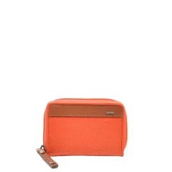 Kleine Portemonnees|Leren Portemonnees>Berba Chamonix Wallet mandarin