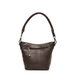 Schoudertassen|Crossbody>Berba Lucca Bucket Small chocolate