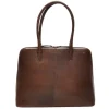 15.6 Inch Laptoptassen|Laptop Schoudertassen>Berba Lucca Business Bag chocolate