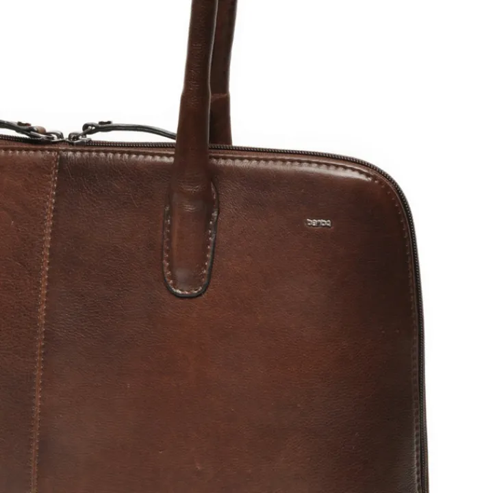 15.6 Inch Laptoptassen|Laptop Schoudertassen>Berba Lucca Business Bag chocolate