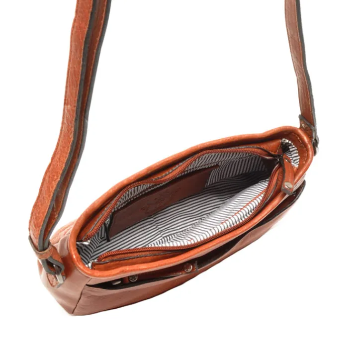 Crossbody|Damestassen>Berba Lucca Crossbody brandy