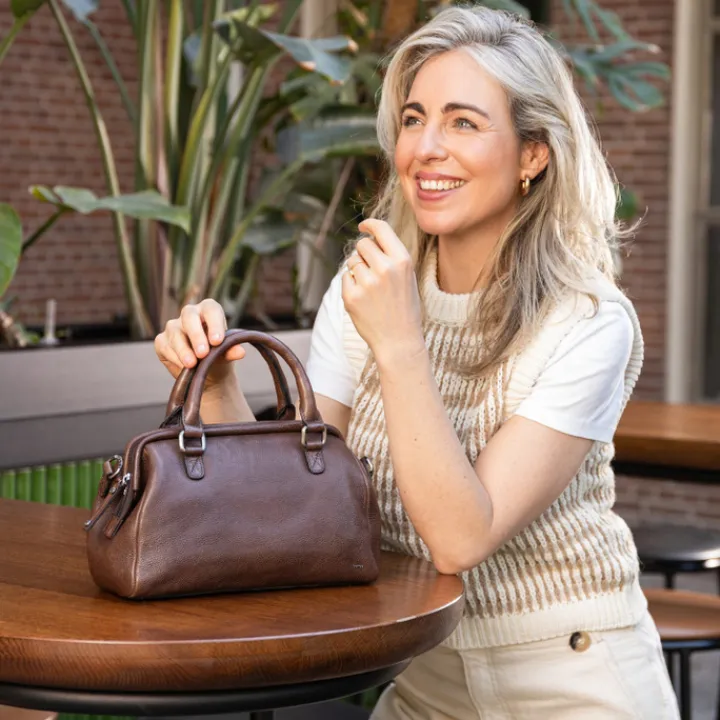Handtassen|Crossbody>Berba Lucca Doctor's Bag chocolate