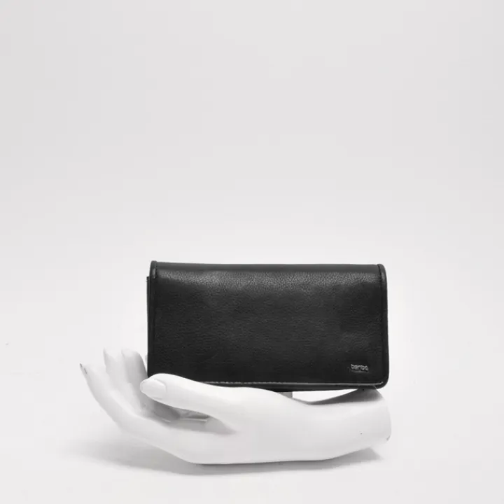 Leren Portemonnees|Heren Portemonnees>Berba Lucca Ladies Wallet L black