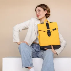 Schoolrugzak|Daypack>Bold Banana Envelope Backpack yellow raven