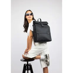 Daypack|Schoolrugzak>Bold Banana Roll Top Backpack big black