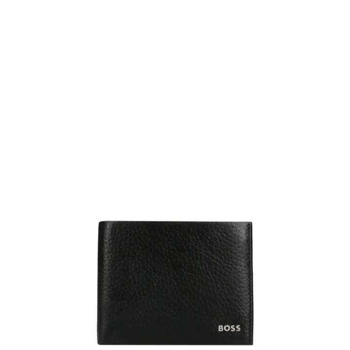 Kleine Portemonnees|Leren Portemonnees>Boss New Crosstown 6CC black