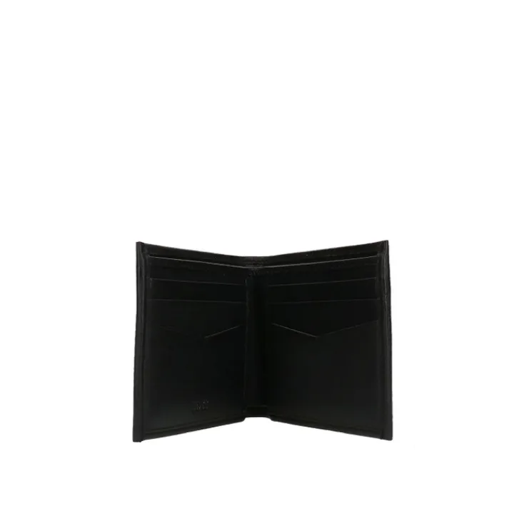 Kleine Portemonnees|Leren Portemonnees>Boss New Crosstown 6CC black