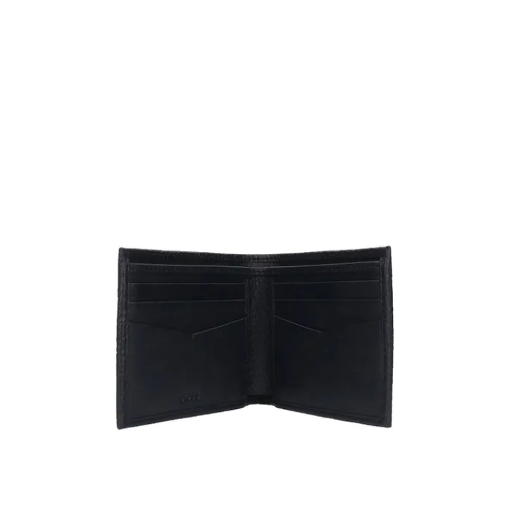 Kleine Portemonnees|Leren Portemonnees>Boss New Crosstown 6CC navy