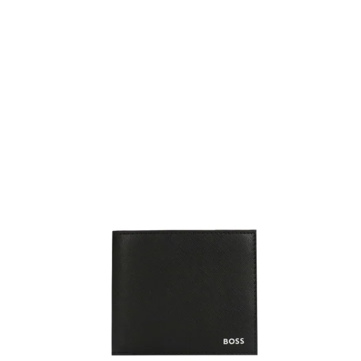 Leren Portemonnees|Heren Portemonnees>Boss Zair 8CC black