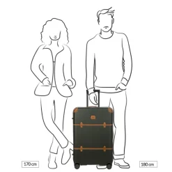 Harde Koffers|Reiskoffers>Bric's Bellagio Trolley 70 olive