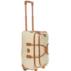 Handbagage Reistassen|Heren Reistassen>Bric's Firenze Holdall with Wheels 55 cream