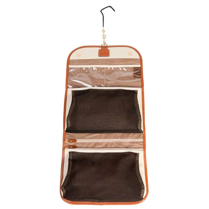 Toilettassen>Bric's Firenze Trifold Travel Toilettas cream