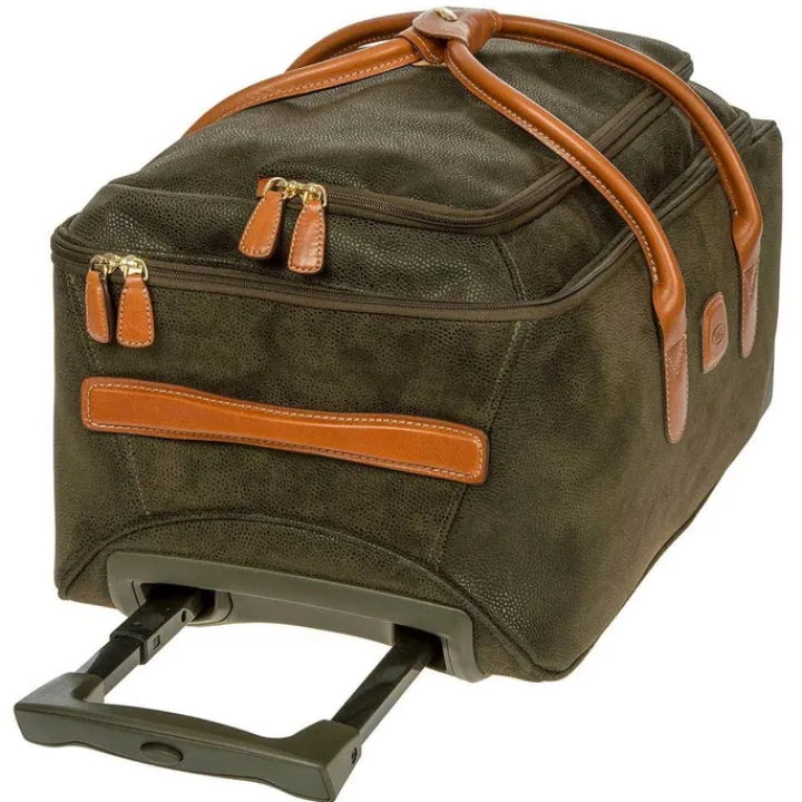 Kleine Reistassen|Handbagage Reistassen>Bric's Life Holdall Reistas met Wielen 55 olive