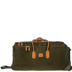 Zachte Koffers|Reiskoffers>Bric's Life Holdall Reistas met Wielen 70 olive