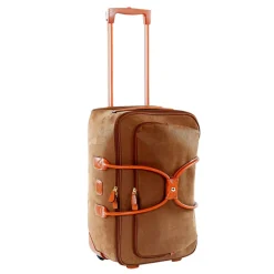 Kleine Reistassen|Handbagage Reistassen>Bric's Life Holdall Wheeled Duffle 55 camel