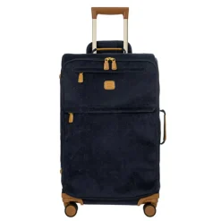 Zachte Koffers|Reiskoffers>Bric's Life Trolley 70 blue