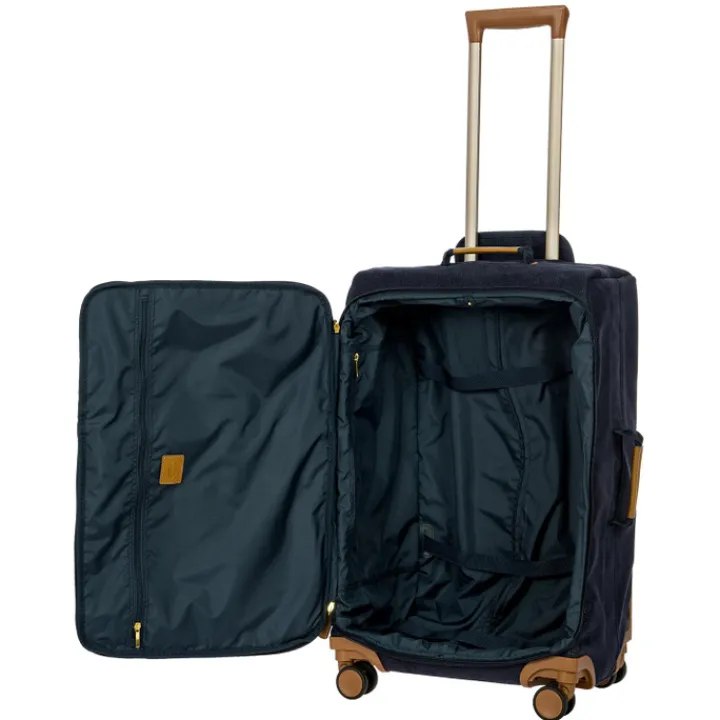 Zachte Koffers|Reiskoffers>Bric's Life Trolley 70 blue