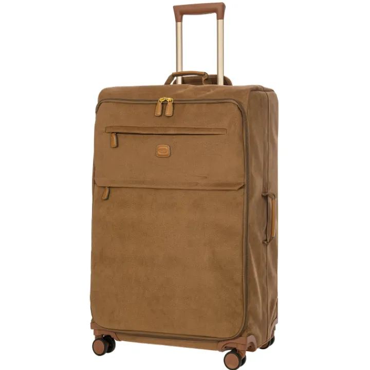 Zachte Koffers|Reiskoffers>Bric's Life Trolley 77 camel