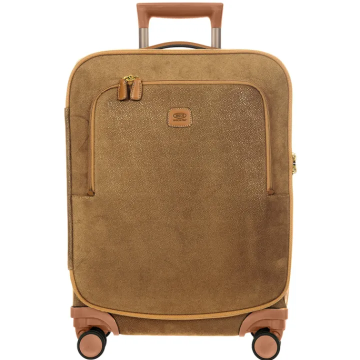 Transavia Trolleys|Handbagage Trolleys>Bric's Life Trolley 55cm camel