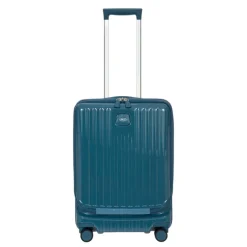 Handbagage Trolleys|Lichtgewicht Koffers>Bric's Positano Cabin Trolley 55 with Pocket sea green