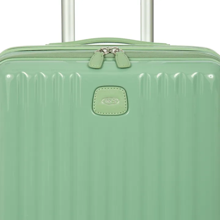 Handbagage Trolleys|Lichtgewicht Koffers>Bric's Positano Cabin Trolley 55 with Pocket sage green
