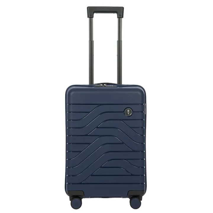 Transavia Trolleys|Handbagage Trolleys>Bric's Ulisse Trolley 55 USB ocean blue
