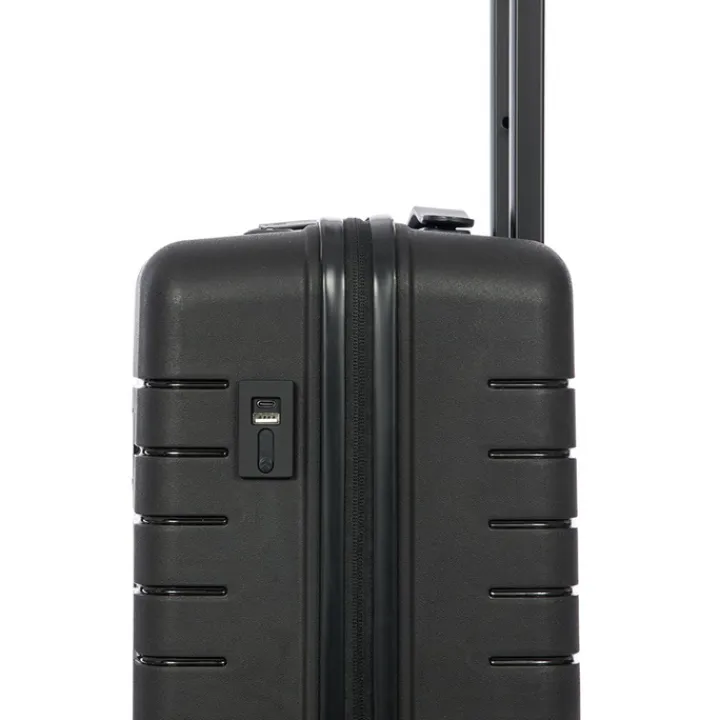 Transavia Trolleys|Handbagage Trolleys>Bric's Ulisse Trolley 55 USB black
