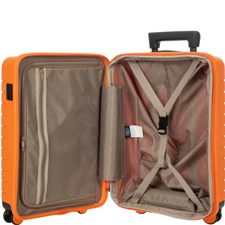 Transavia Trolleys|Handbagage Trolleys>Bric's Ulisse Trolley Expandable 55 orange