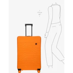 Reistrolleys|Reiskoffers>Bric's Ulisse Trolley Expandable Large orange