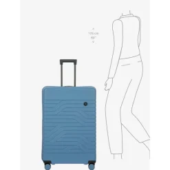 Lichtgewicht Koffers|Harde Koffers>Bric's Ulisse Trolley Expandable Large grey blue